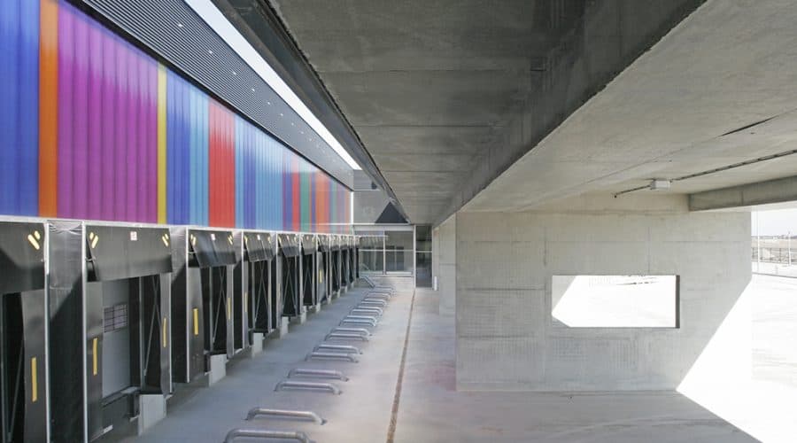 gekleurde panelen Schiphol EGL
